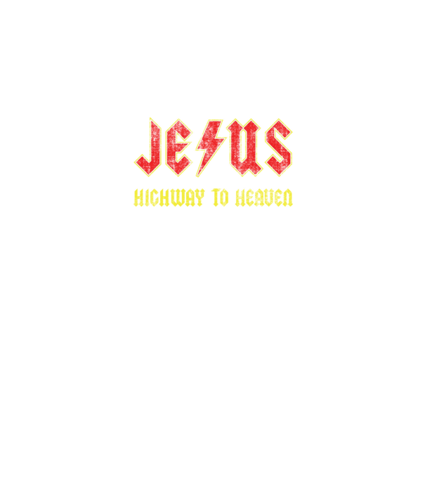 JESUS HIGHWAY TO HEAVEN model negru pe tricou