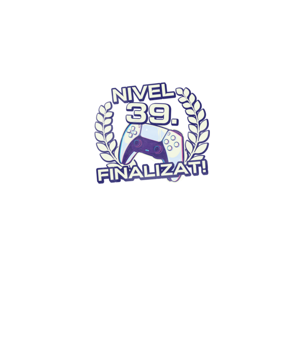 Nivel 39 finalizat! model negru pe tricou