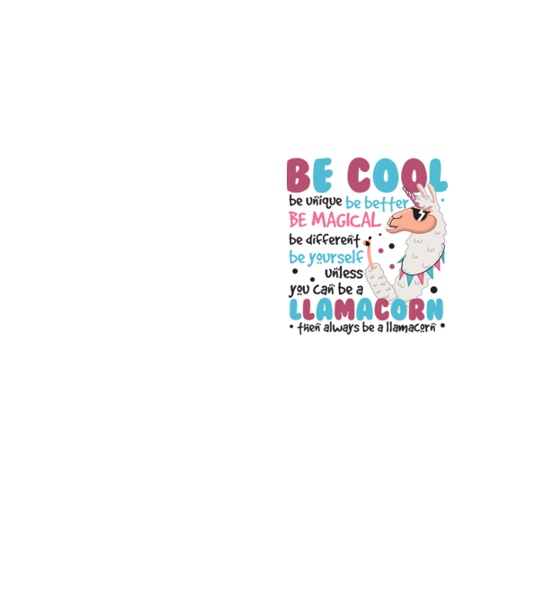 Always be a llamacorn model galben neon pe tricou