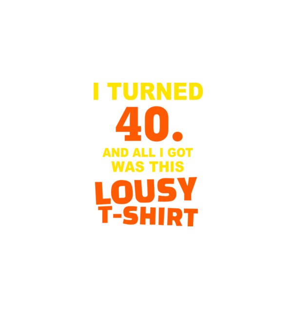 Lousy T-shirt 40 model negru pe tricou