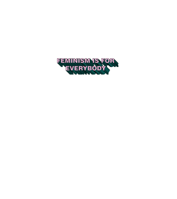 Feminismul este pentru toată lumea model negru pe tricou