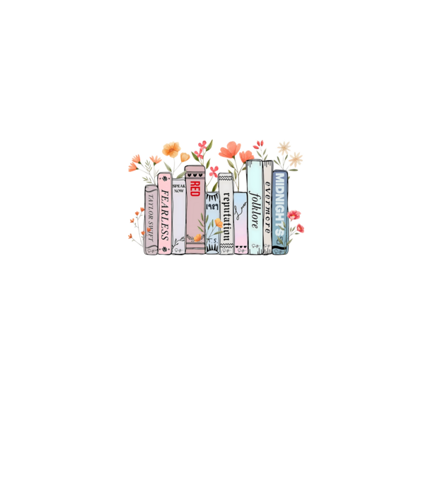 Eras tour books color model gri pe tricou