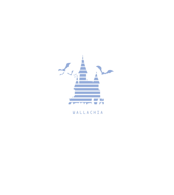 România CastleVania model negru pe tricou