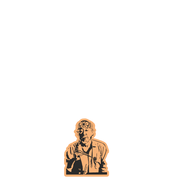 Mister miyagi cobra kai model negru pe tricou