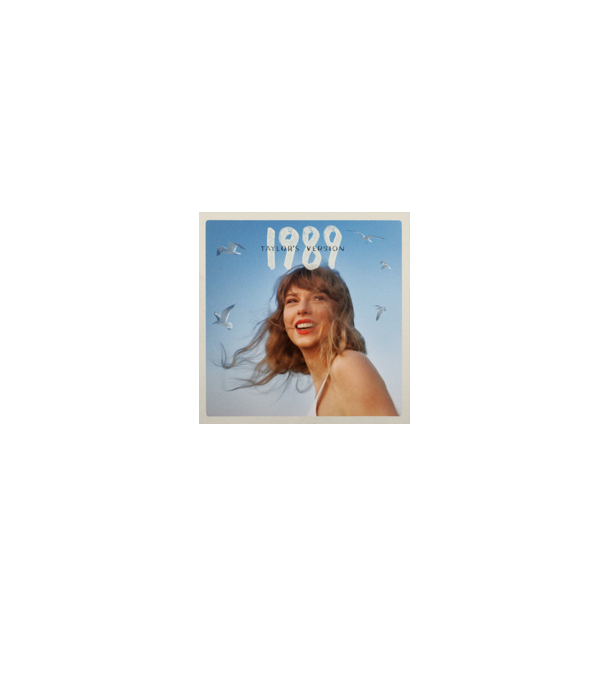 Taylor Swift cover model alb/roșu pe tricou