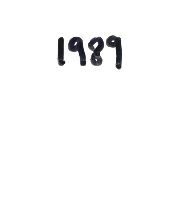 Taylor Swift 1989 text model alb pe tricou