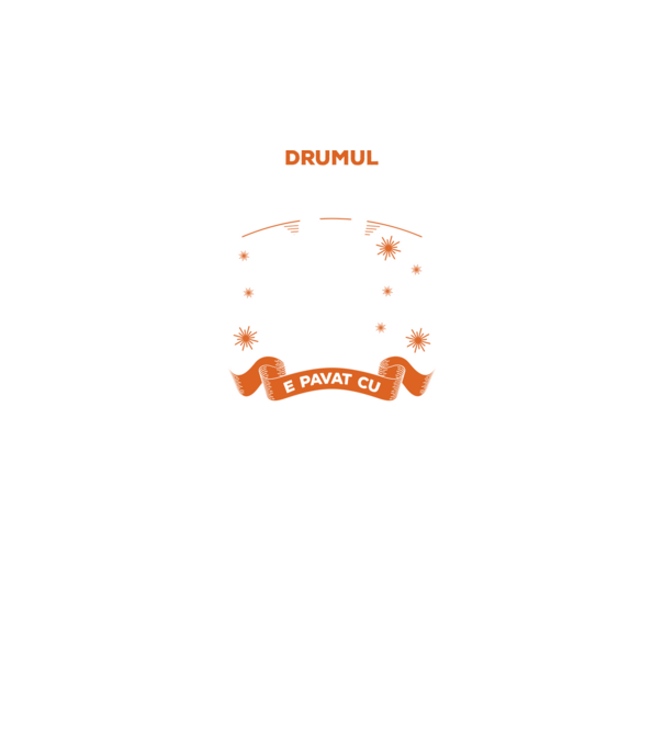 drumul spre inima mea e pavat cu urme de copite model negru pe tricou