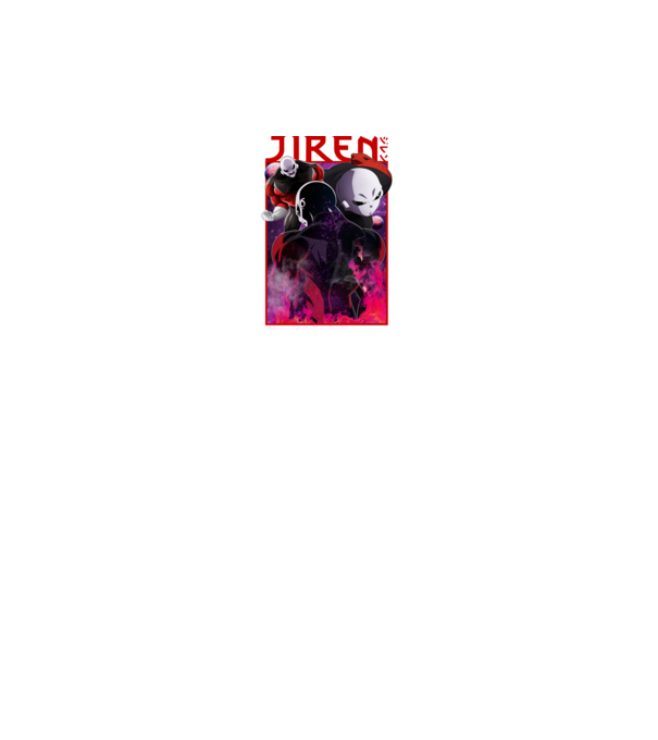 jiren dragonball model negru pe tricou