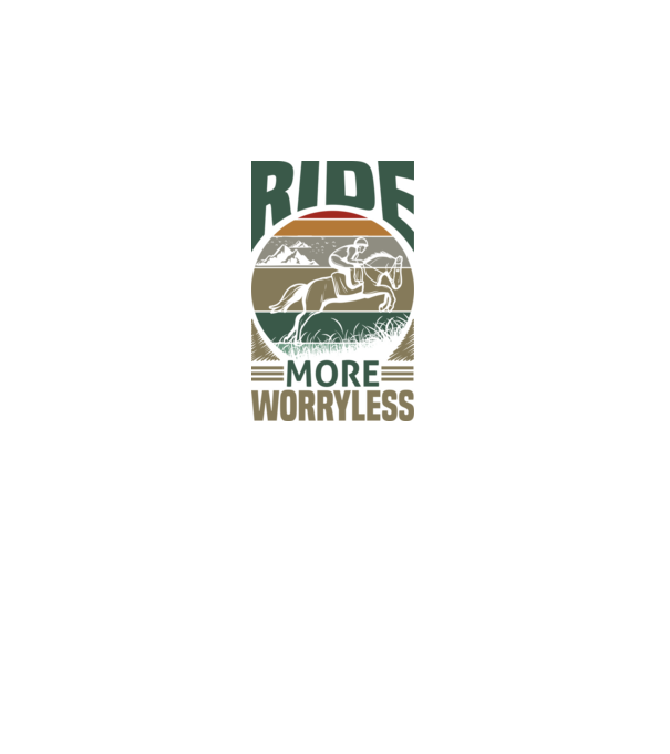 ride more model negru pe tricou