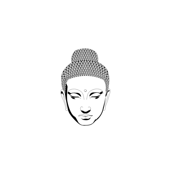 buddhas head model nisipiu pe tricou