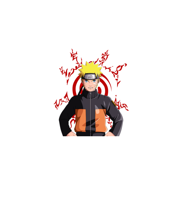 NARUTO model negru pe tricou