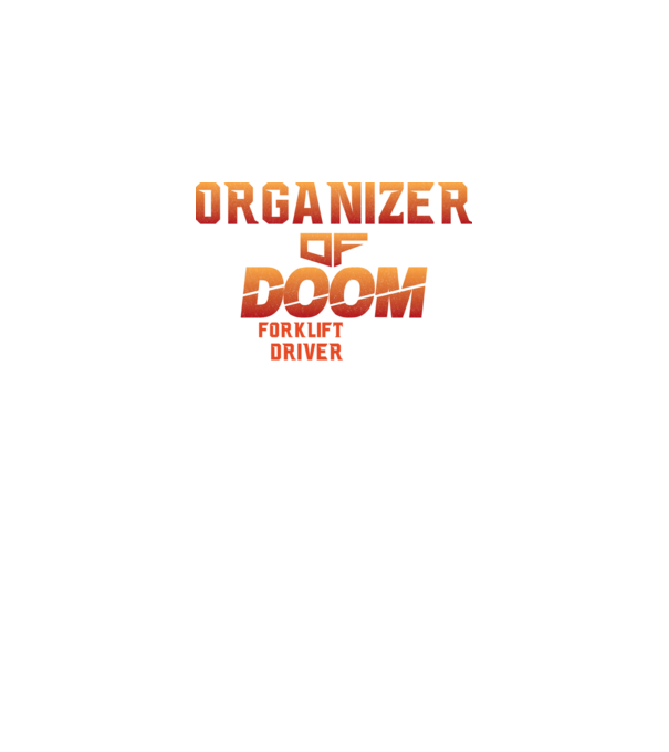 organizer of DOOM model negru pe tricou