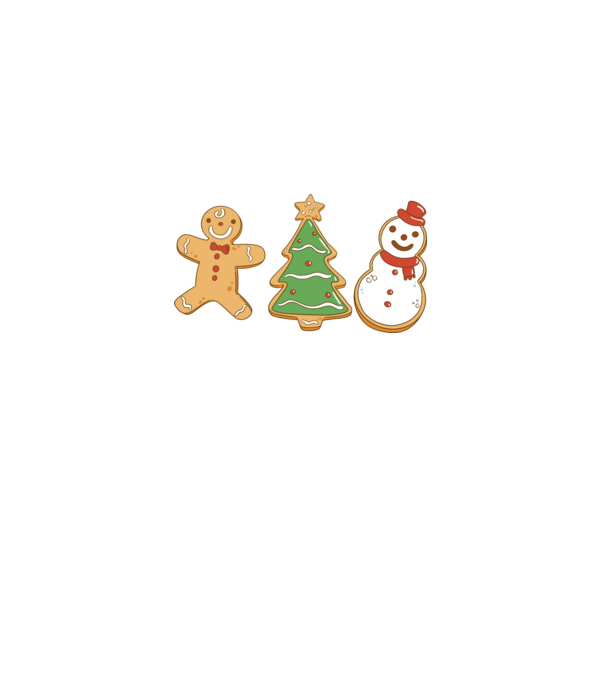 christmas cookies model negru pe tricou