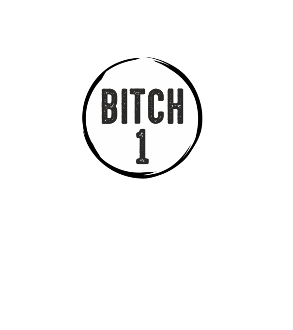 BITCH 1 model gri pe tricou