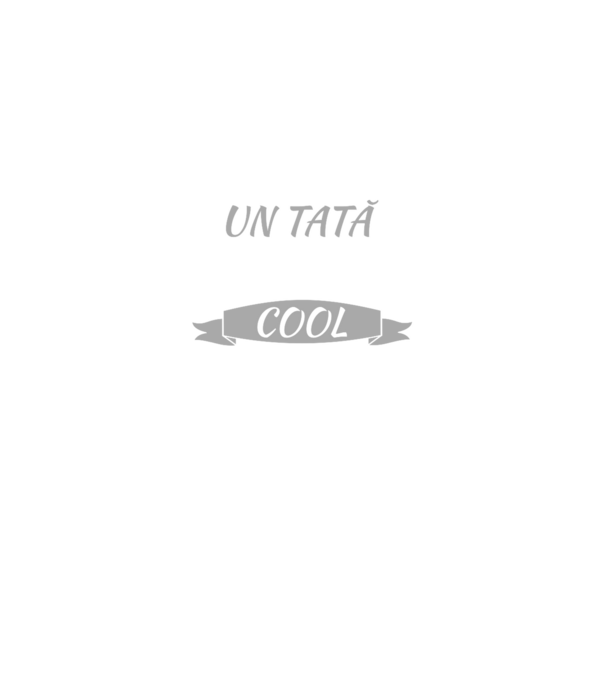 Așa arată un tată cu adevărat cool model negru pe tricou