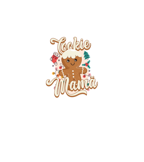 Cookie mamă model alb pe tricou