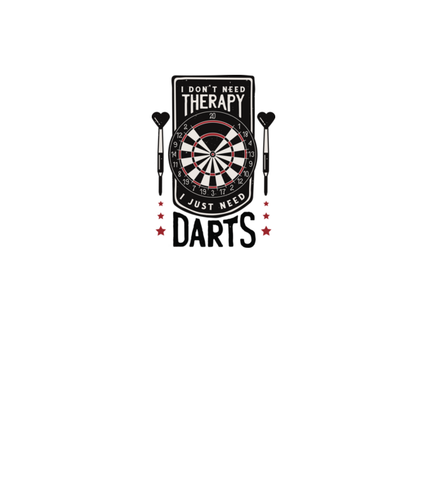 Darts Therapy model gri pe tricou