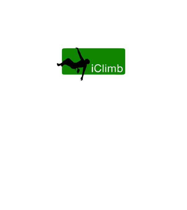 iClimb model alb pe tricou