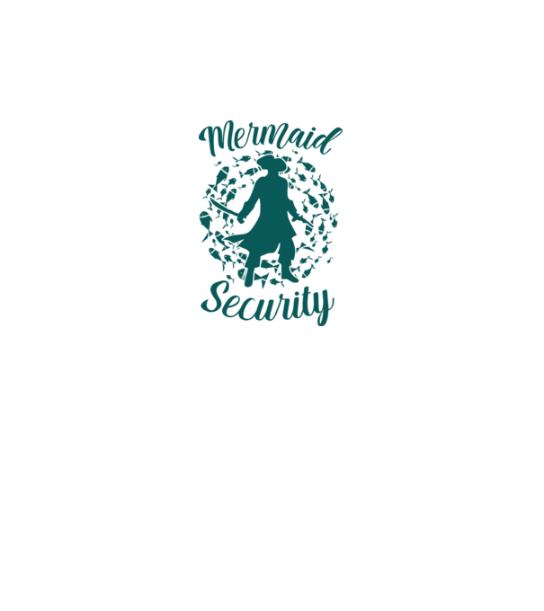 Mermaid Security boys model gri pe tricou