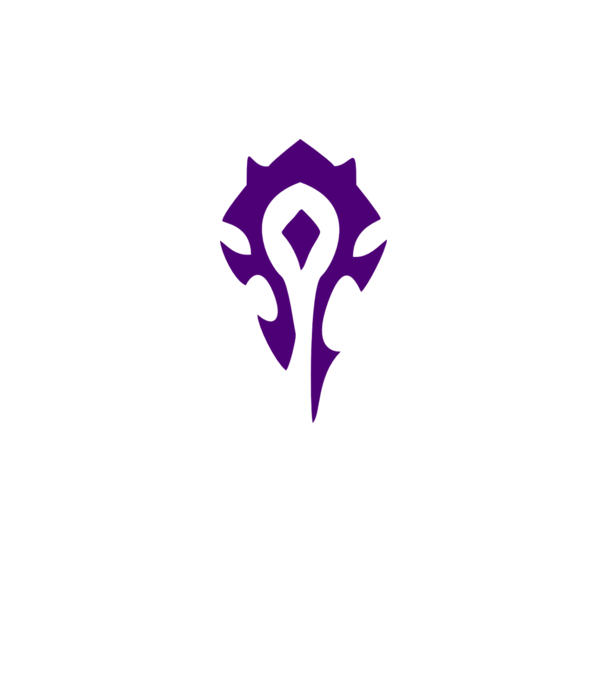 horde PvP model albastru regal pe tricou