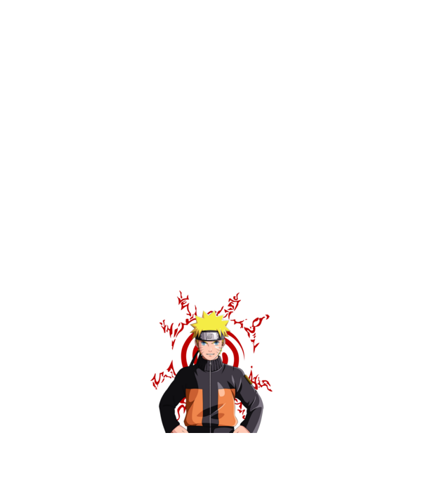 NARUTO model albastru închis pe tricou