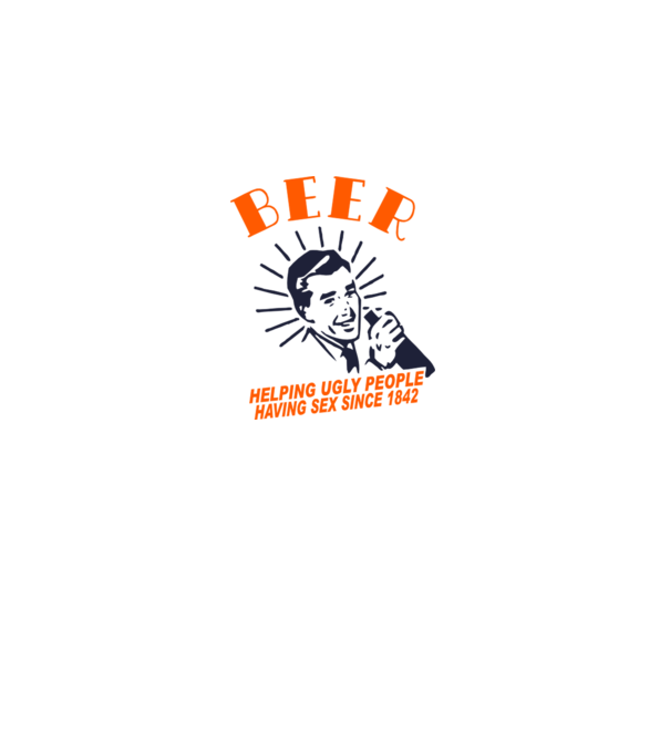 beeer model alb pe tricou