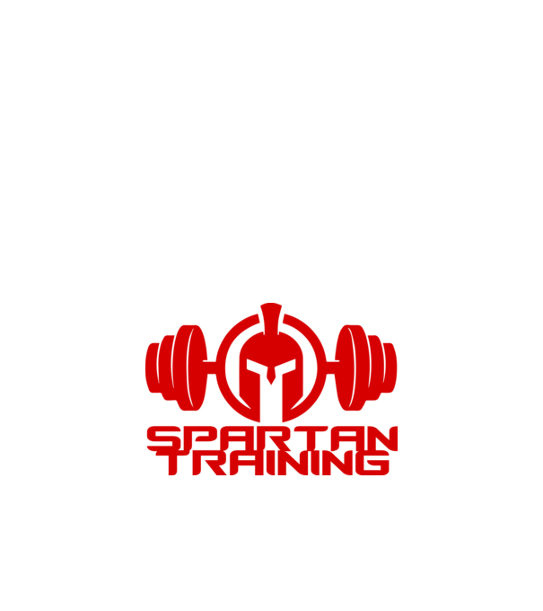 Spartan Training model negru pe tricou