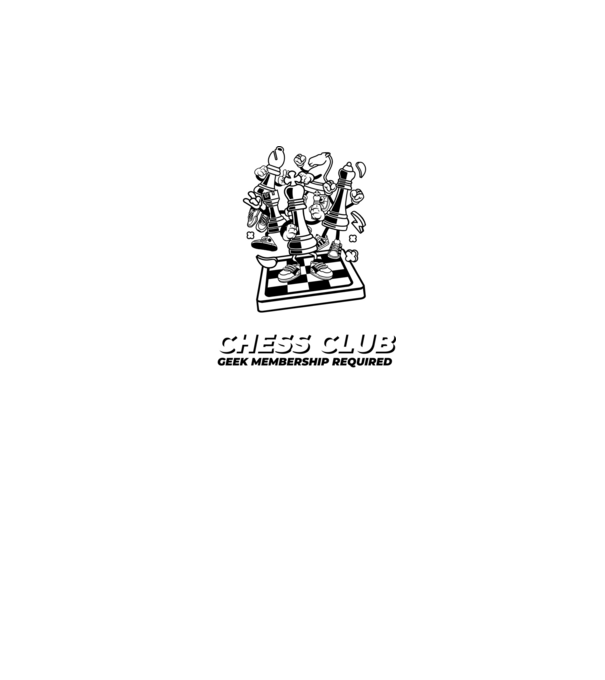 chess club model roz pe tricou
