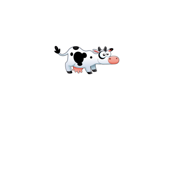 Cow model albastru regal pe tricou