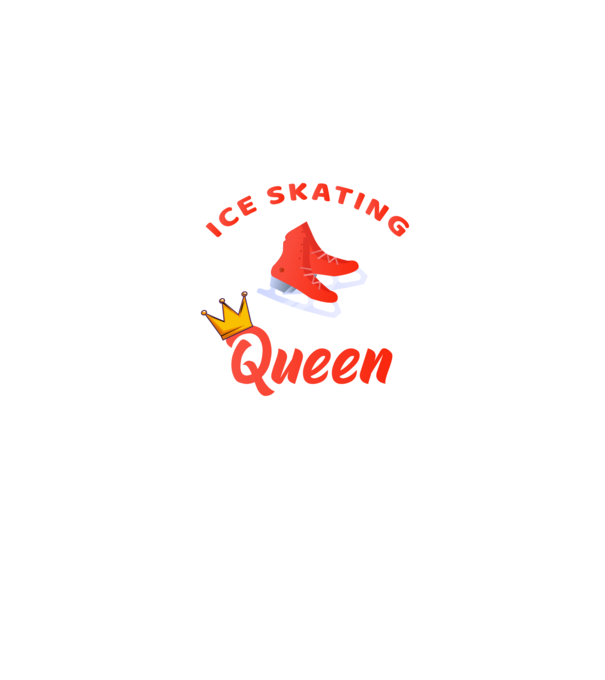 Ice skatin Queen model albastru jeanși pe tricou