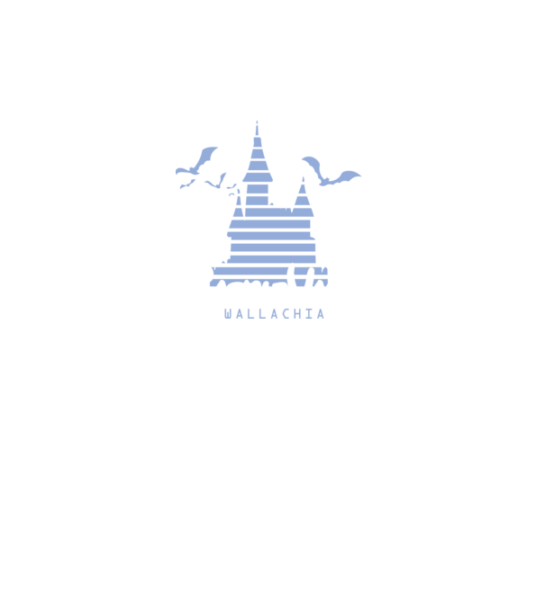 România CastleVania model negru pe tricou
