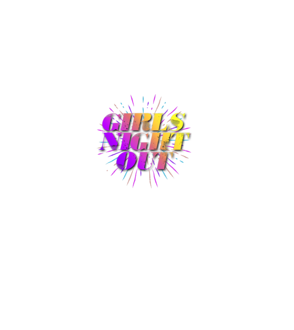Girls Night Out model albastru închis pe tricou