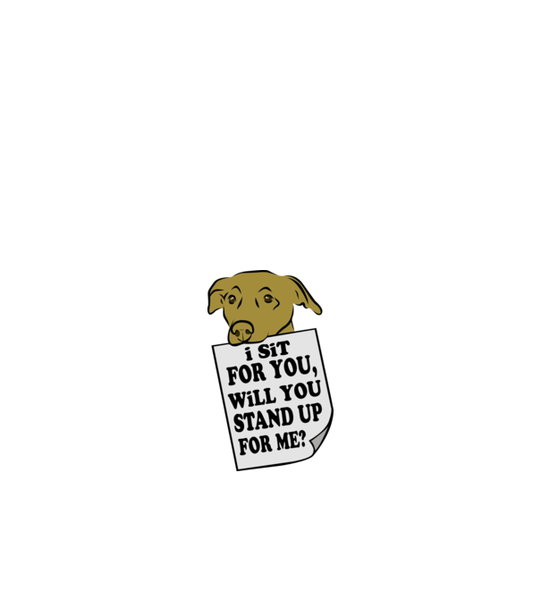 I sit for you model negru pe tricou