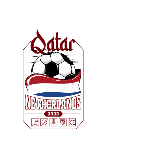 Qatar teams Netherlands model negru pe tricou