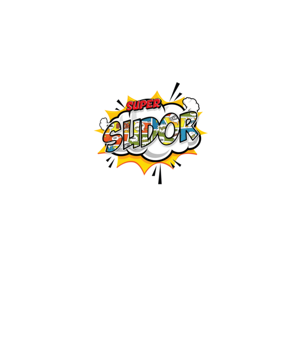 Super Sudor model alb pe tricou