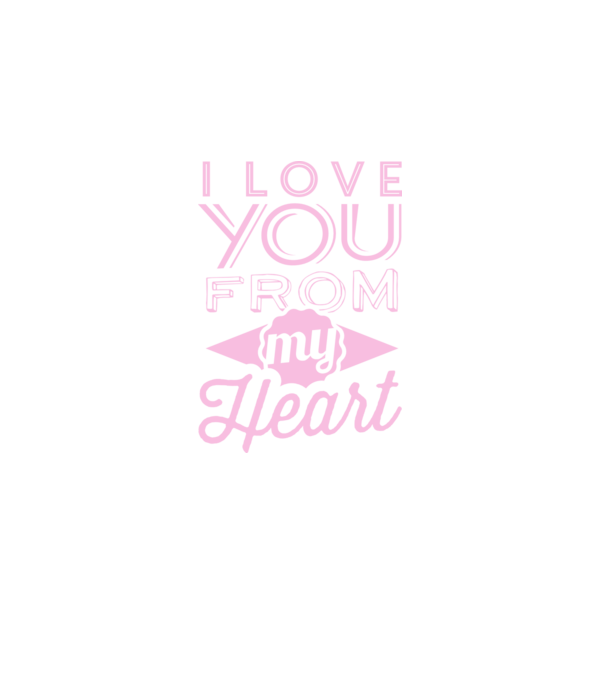 love you from model albastru închis pe tricou