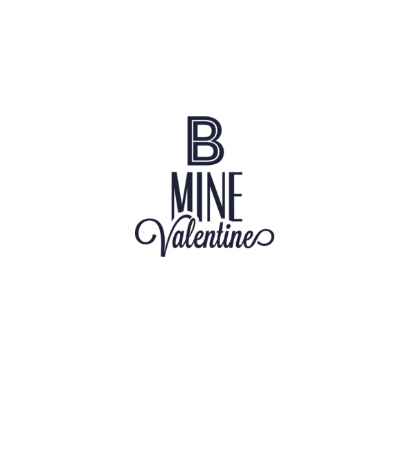 Be my Valentine! model alb pe tricou