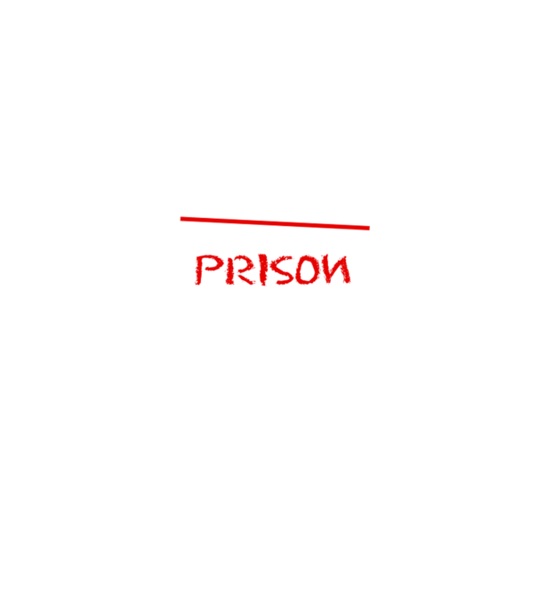 Back to prison - școală model negru pe tricou