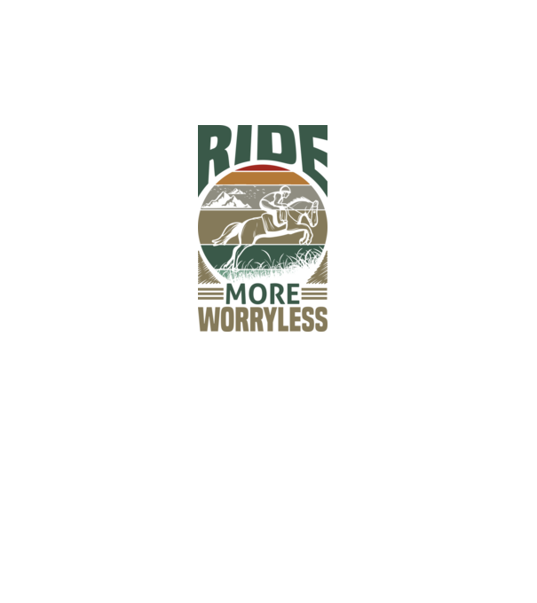 ride more model negru pe tricou