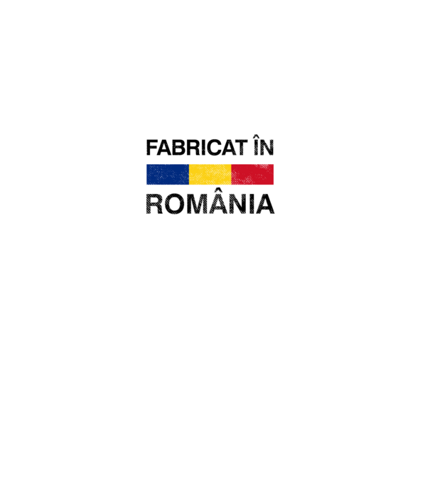 Fabricat în România model negru pe tricou