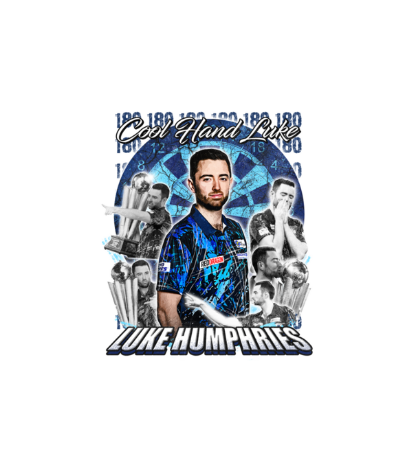 Luke Humphries Cool hand Luke model nisipiu pe tricou