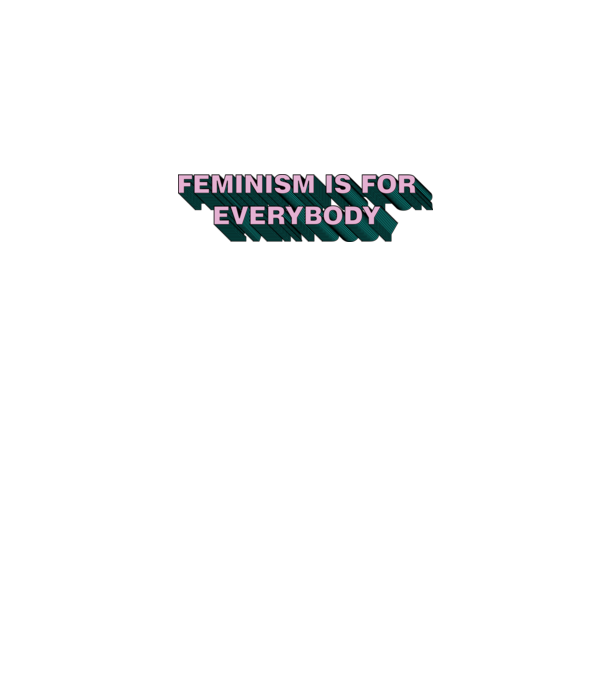 Feminismul este pentru toată lumea model negru pe tricou
