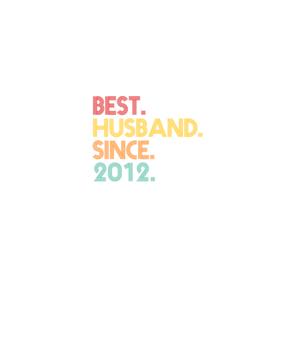 best husband since 2012 retro model negru pe tricou