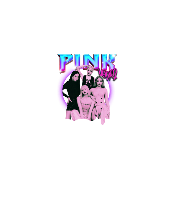 BLACKPINK pink venom model negru pe tricou