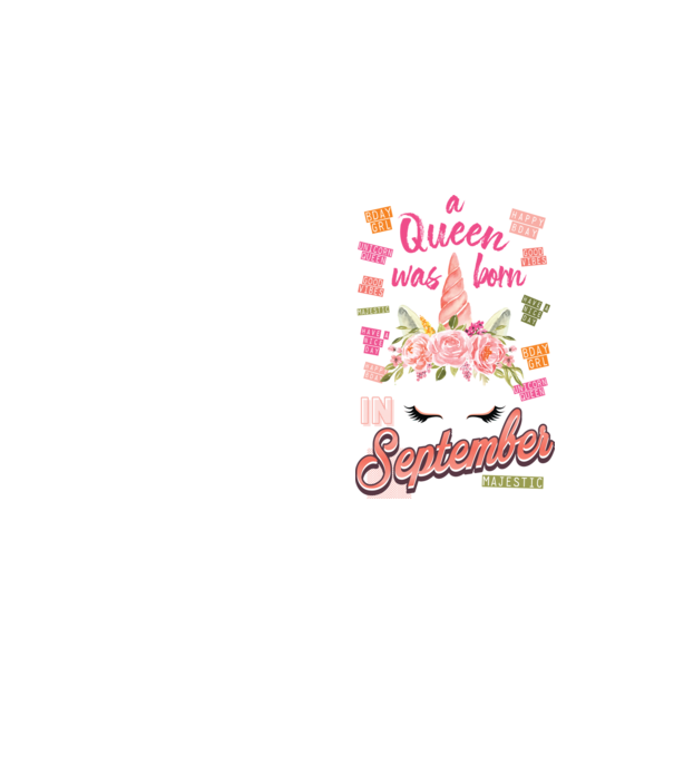 A queen was born in SZEPTEMBER model galben neon pe tricou