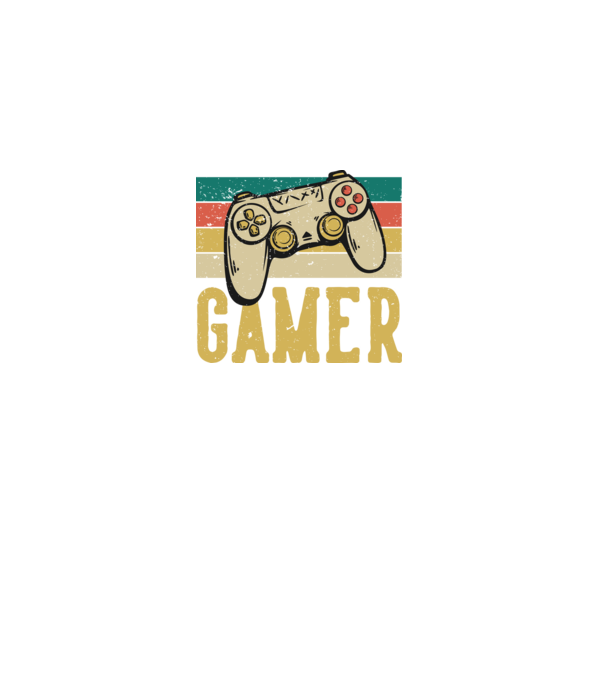 Retro gamer model negru pe tricou