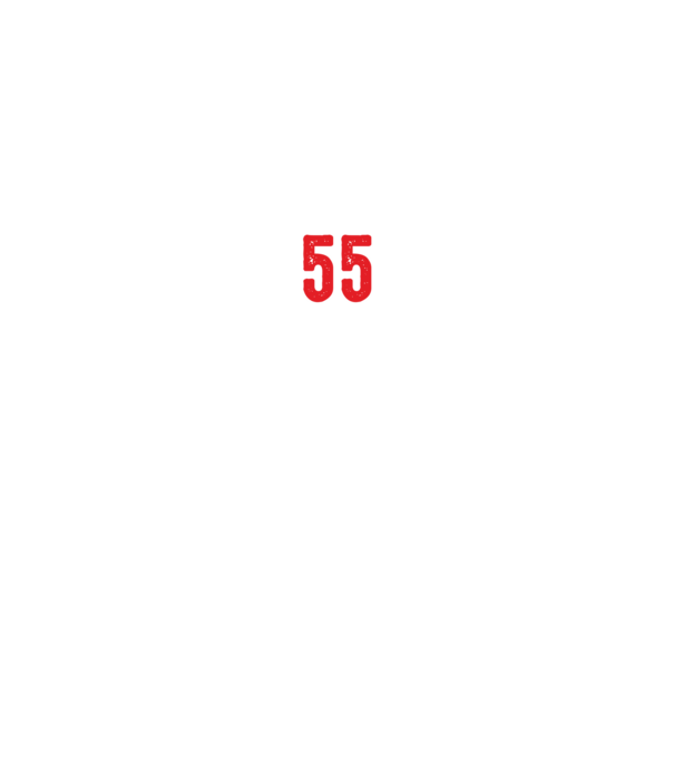 Purtătorul acestui tricou a împlinit: 55 de ani model negru pe tricou