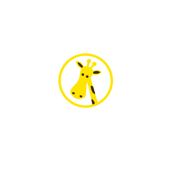 Girafă model gri pe tricou