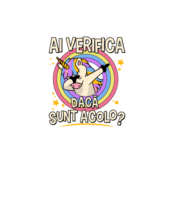 Ai verifica dacă sunt acolo? model negru pe tricou