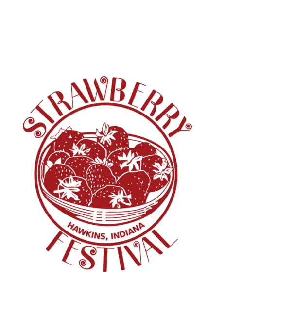 strawberry festival stranger things model verde de măr pe tricou
